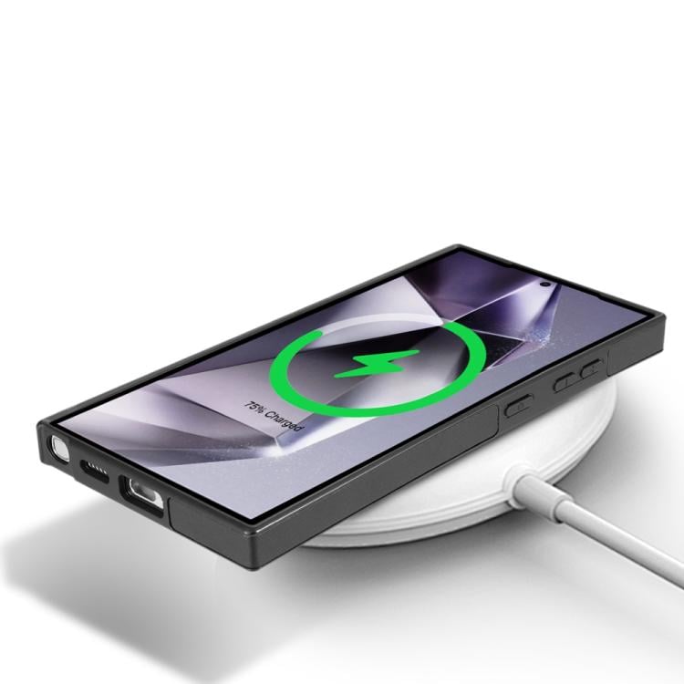 Kortholder og stativ med magnet til Samsung Galaxy S25 Ultra - Sort