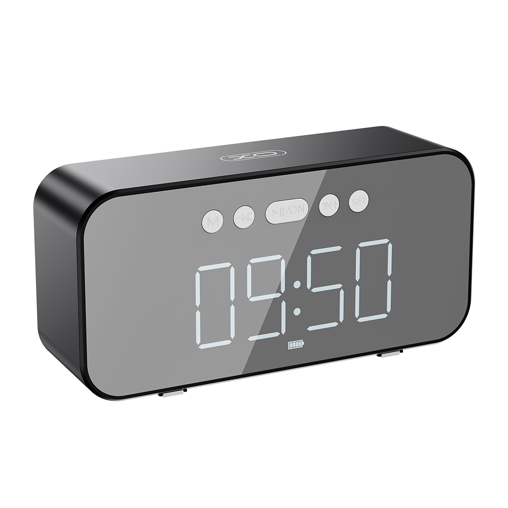 XO F41 vækkeur med højttaler og Bluetooth - Svart