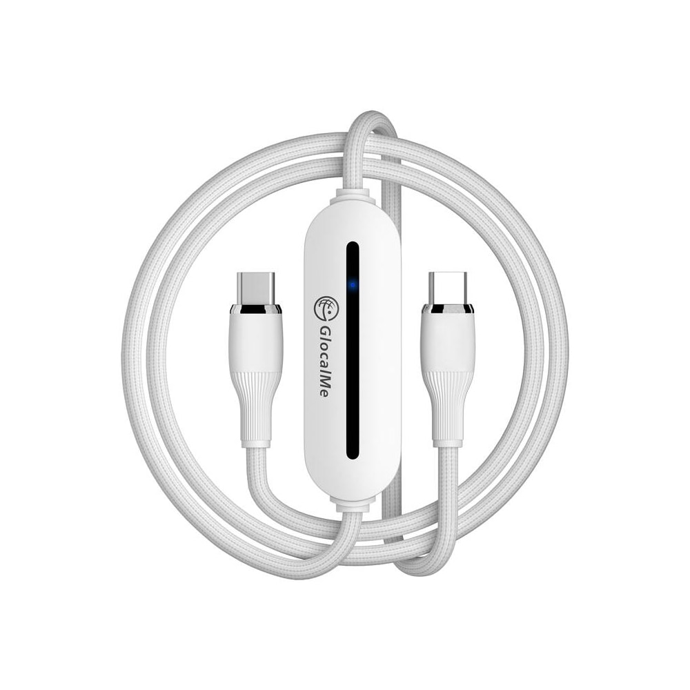 GlocalMe Unicord 4G/L bærbart Wi-Fi-hotspot-kabel med hurtig opladning