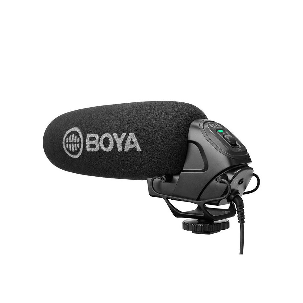Boya BY-BM3030 shotgun-mikrofon til kamera - professionel lydoptagelse