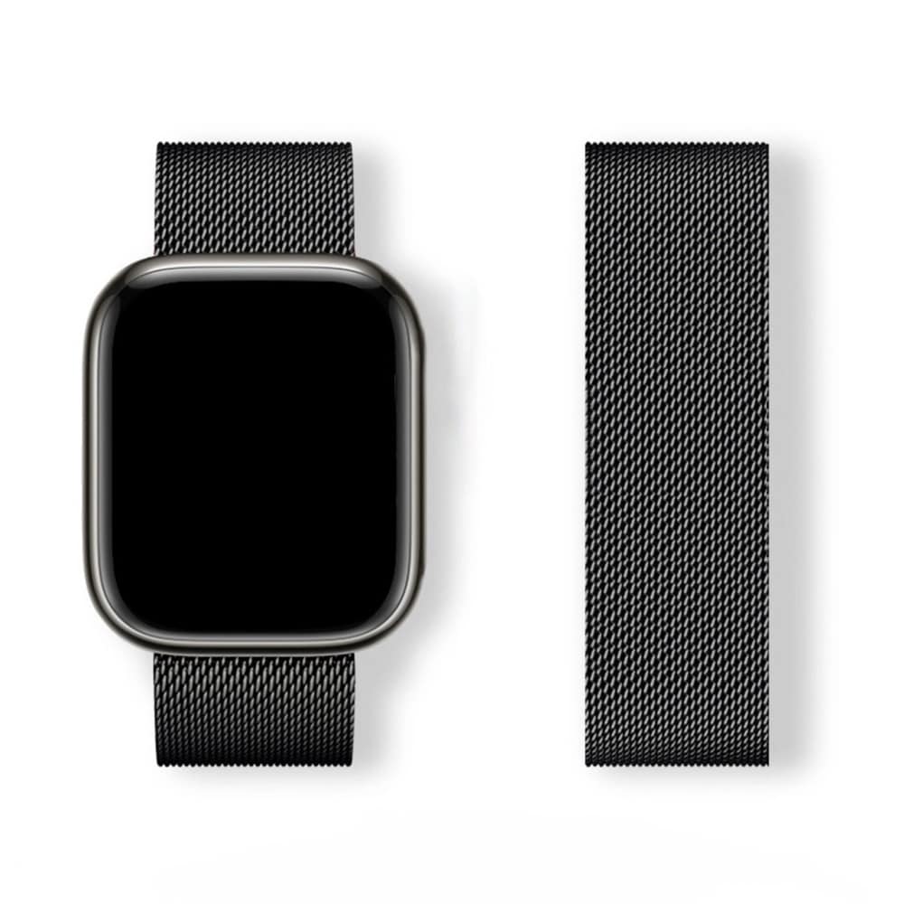 Milanese-armbånd til Apple-ur 38/40/41 - Svart
