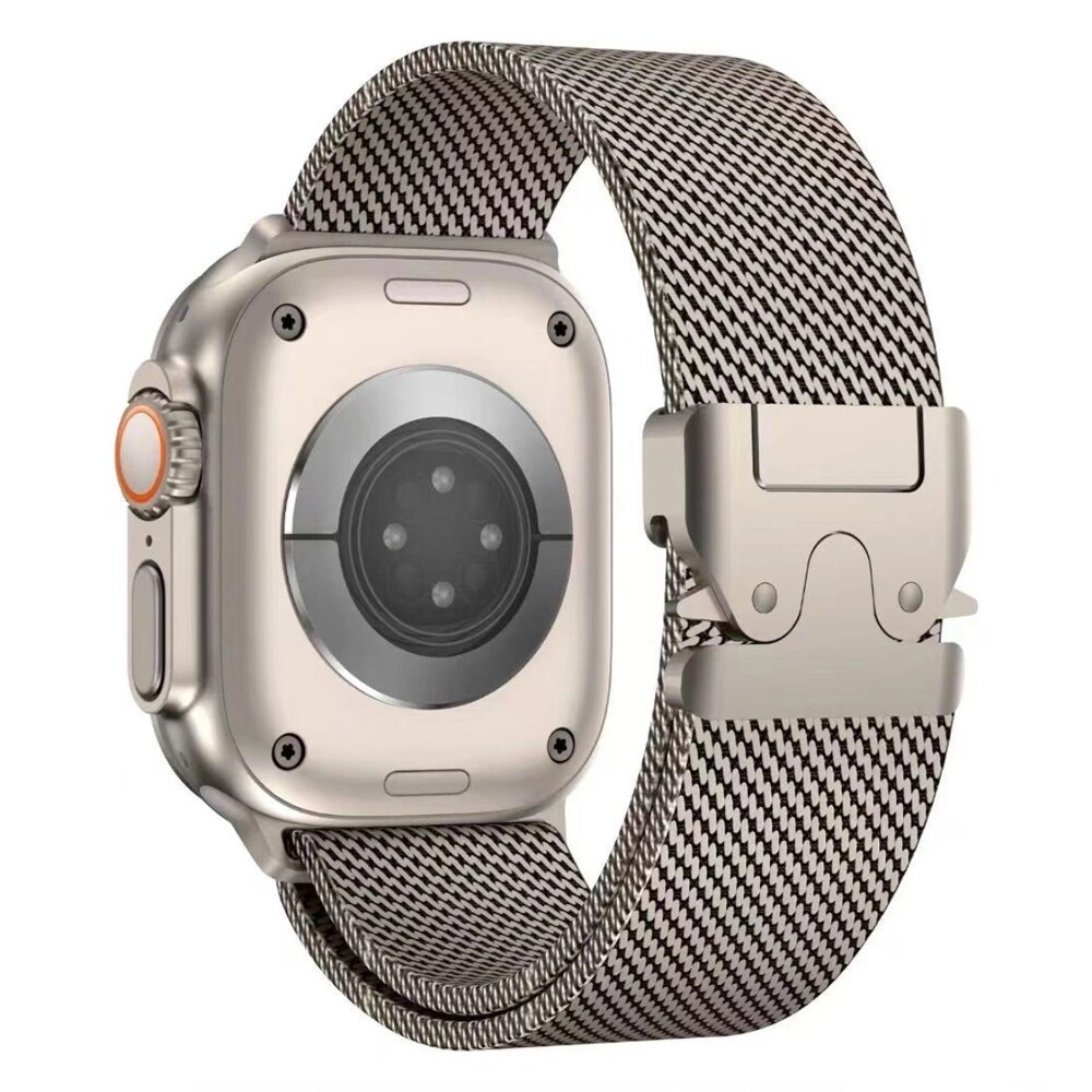 Milanese-armbånd til Apple-ur 42/44/45/46/49 mm - Titanium