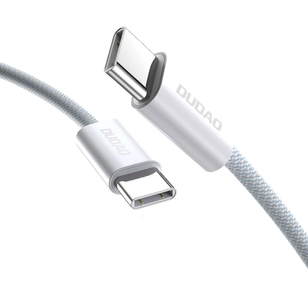 Dudao USB-C-kabel med strømforsyning 30W 2m - lyseblå