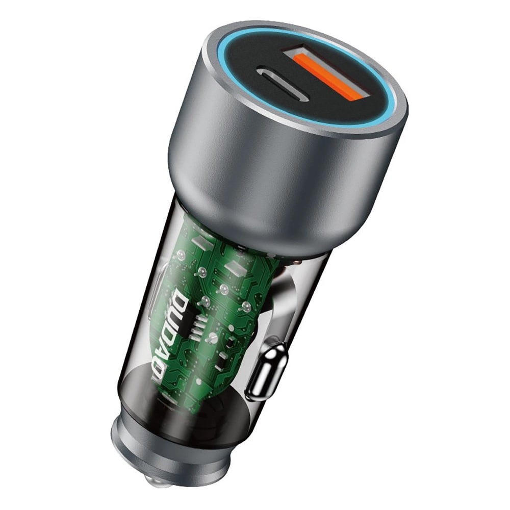 Dudao Biloplader 30W med USB-A og USB-C