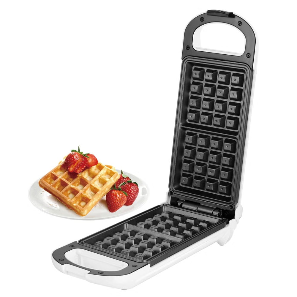 Emerio Belgisk vaffeljern dobbelt med non-stick og vendbar funktion