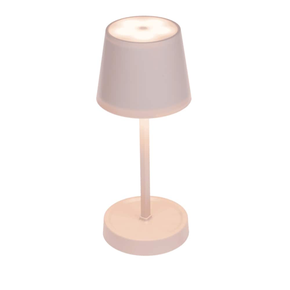 Genopladelig bordlampe med justerbar lysstyrke og LED-belysning