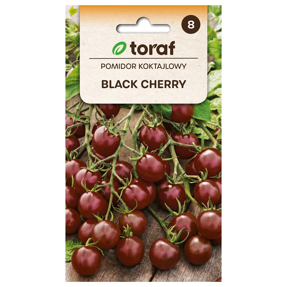 Kirsebærtomatfrø Sort Cherry - Sød og velsmagende med mørk lilla farve