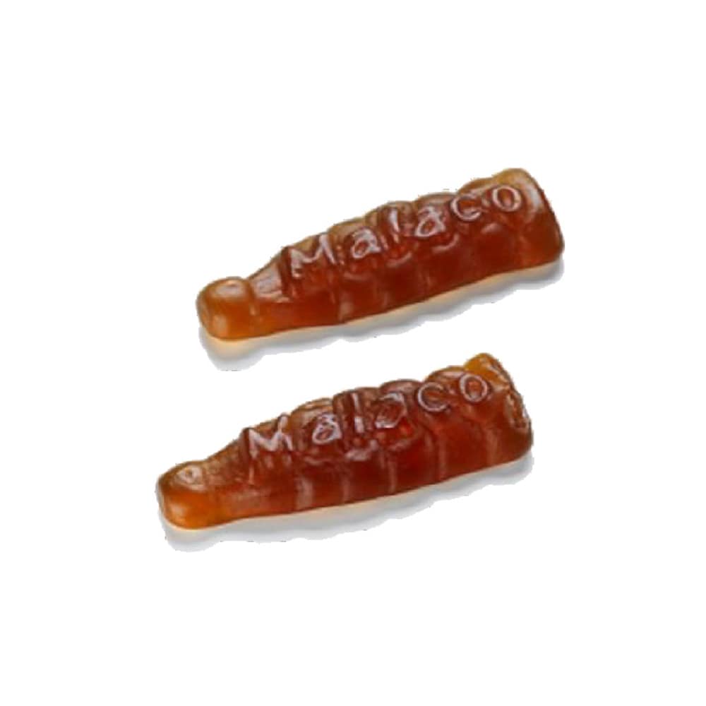 Malaco store colaflasker i løs vægt - 3 kg klassisk sejt slik med colasmag