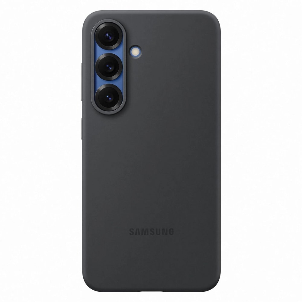 Samsung Silikoneetui til Galaxy S25 - Svart