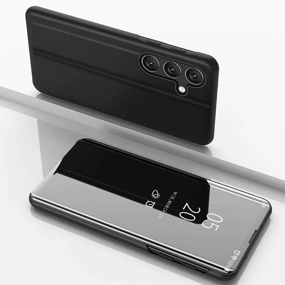 Clear View-etui til Samsung Galaxy S25 - Svart