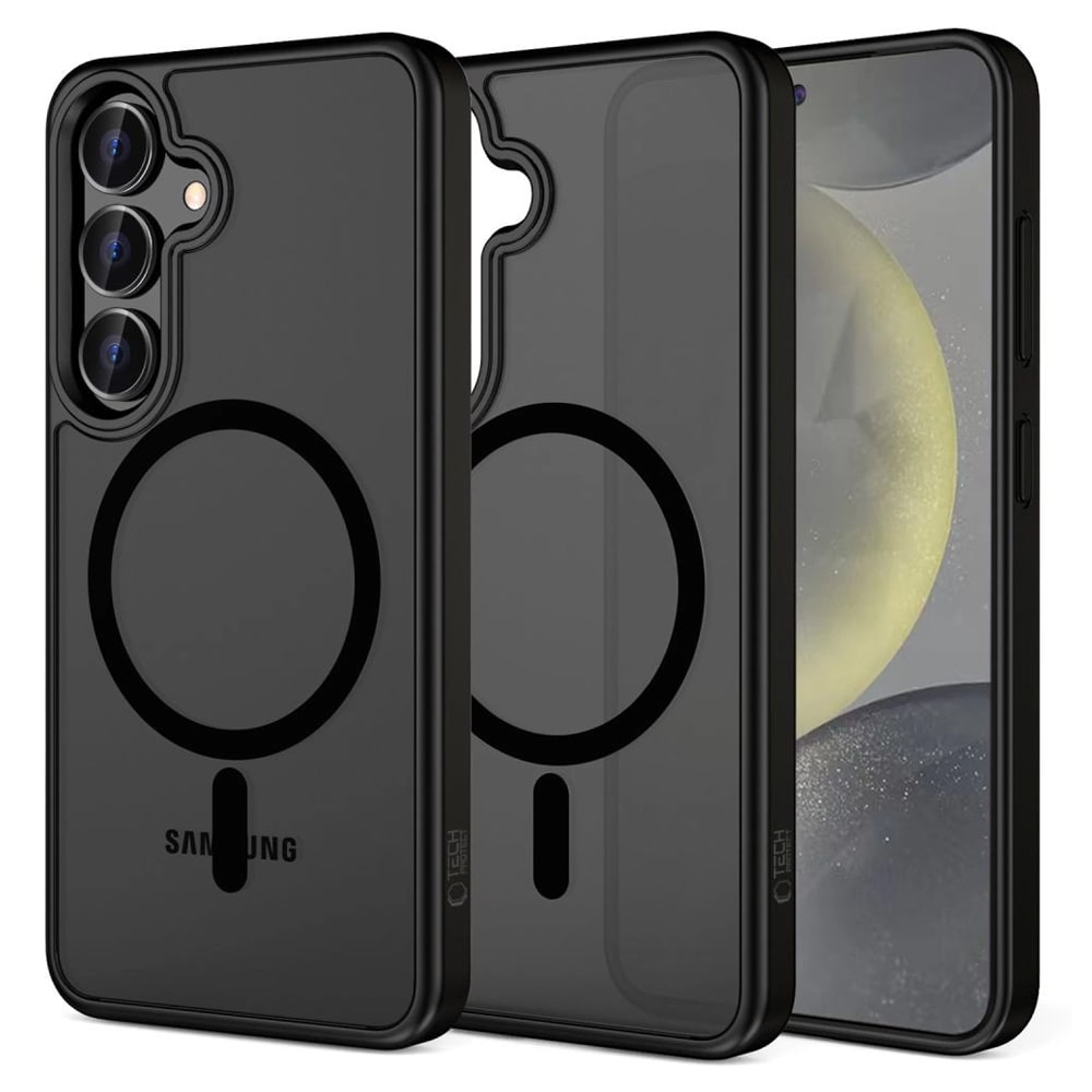 Tech-Protect MagMat Backshell med magnet til Samsung Galaxy S25 - Svart