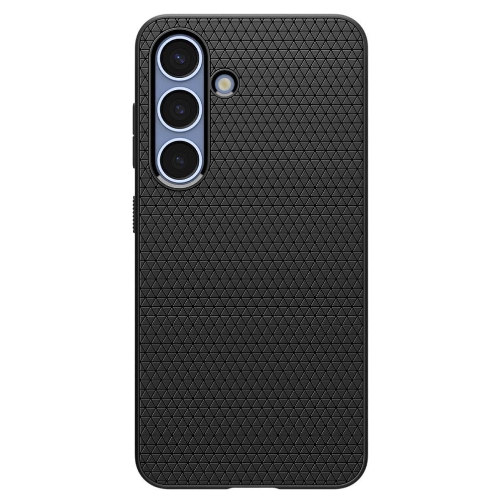Spigen Liquid Air-etui til Samsung Galaxy S25 - Mat Sort