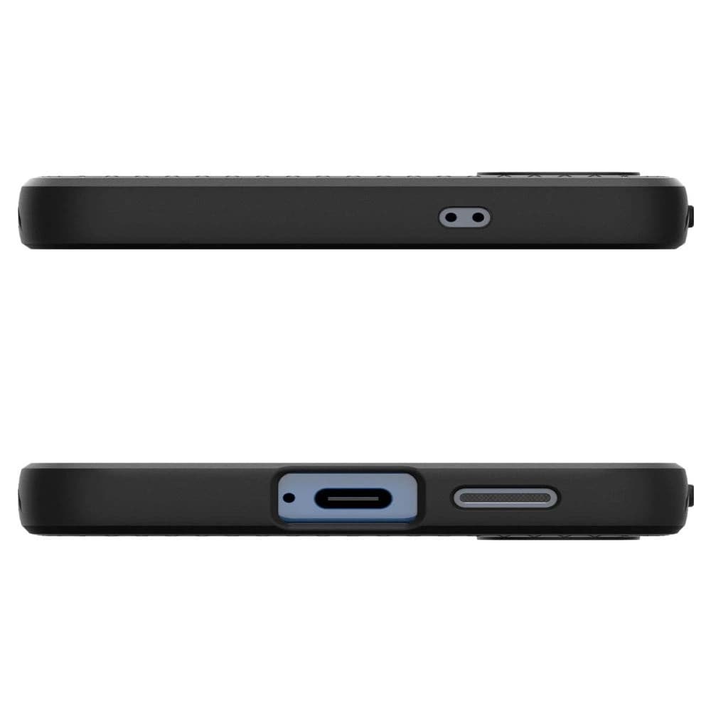 Spigen Liquid Air-etui til Samsung Galaxy S25 - Mat Sort