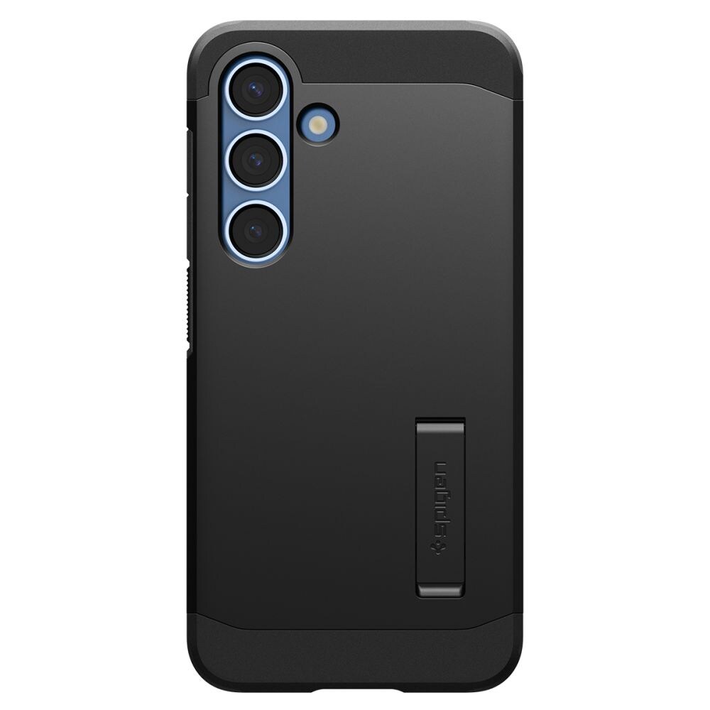 Spigen Tough Armor MagSafe-beskyttelse til Samsung Galaxy S25 med faldsikring af militær kvalitet - Svart