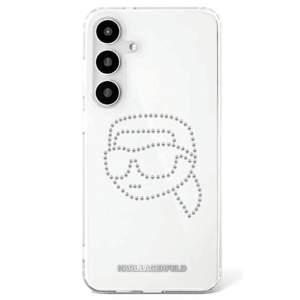 Karl Lagerfeld Rhinestone-etui Samsung Galaxy S25 - Klar