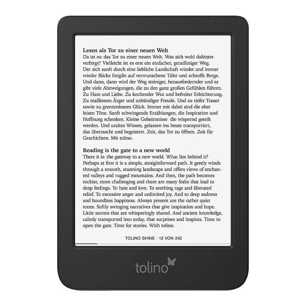 Tolino Shine 6" e-bogslæser med E Ink Carta-skærm