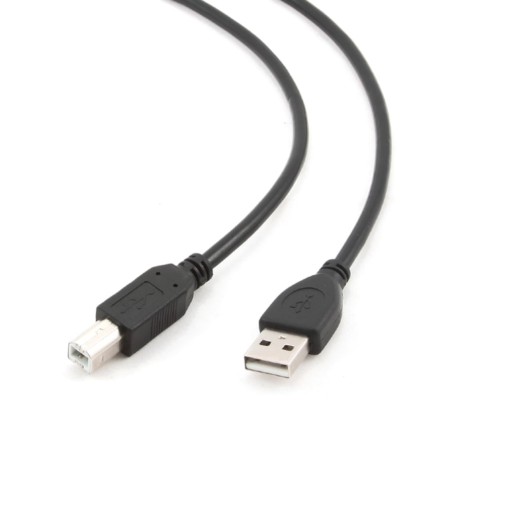 Cablexpert USB-kabel til printere USB-A til USB-B 1,8 m med guldbelagte stik
