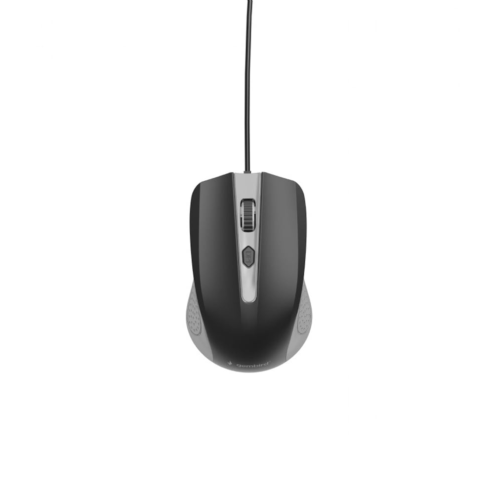 Optisk computermus med USB-stik og justerbar DPI - Svart
