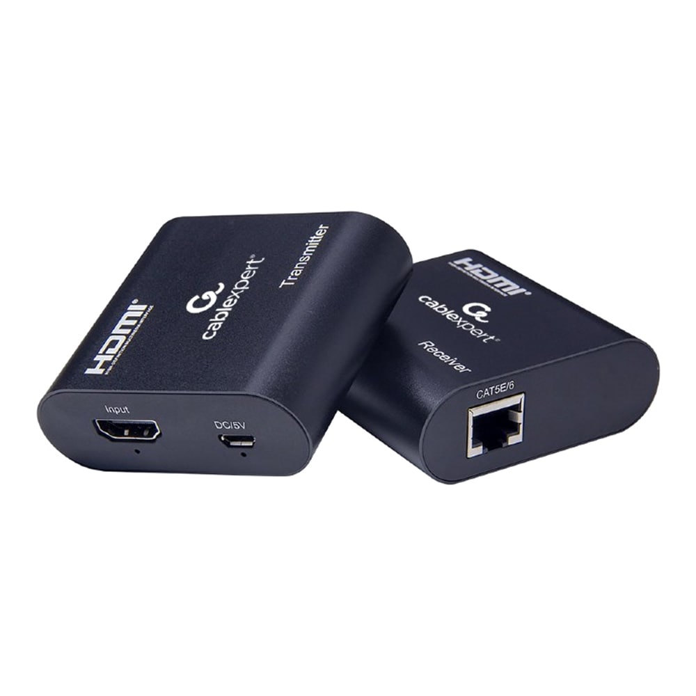 HDMI-forlænger via netværkskabel - op til 60 m