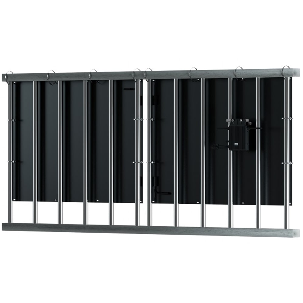 Solpaneler til altanen 400W med nem installation