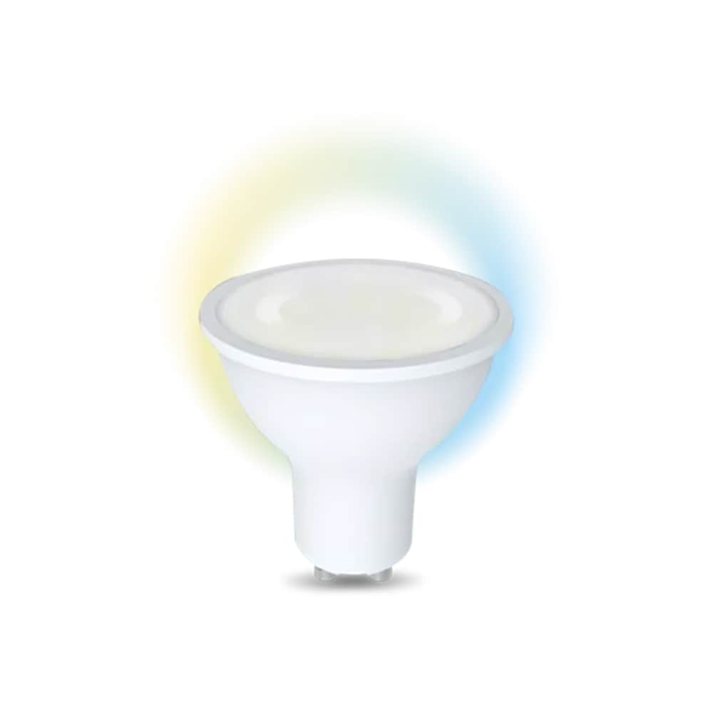 Denver smart LED-spot GU10 SHL-440 med Wi-Fi og justerbar hvid farve