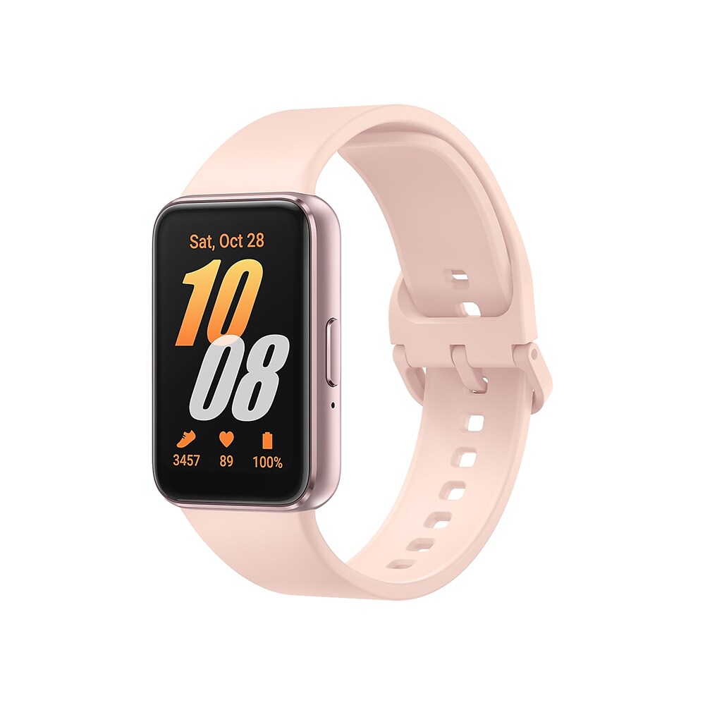 Samsung Galaxy Fit3 - Pink Gold med 100+ sportstilstande og AMOLED-skærm