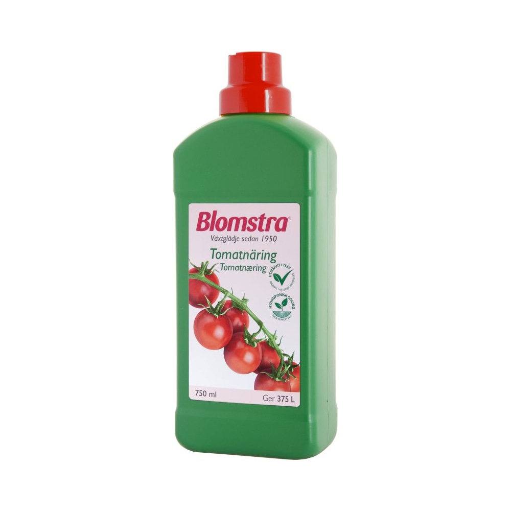 Blomstra tomatnæring 750 ml - næring til smagfulde og livskraftige tomater