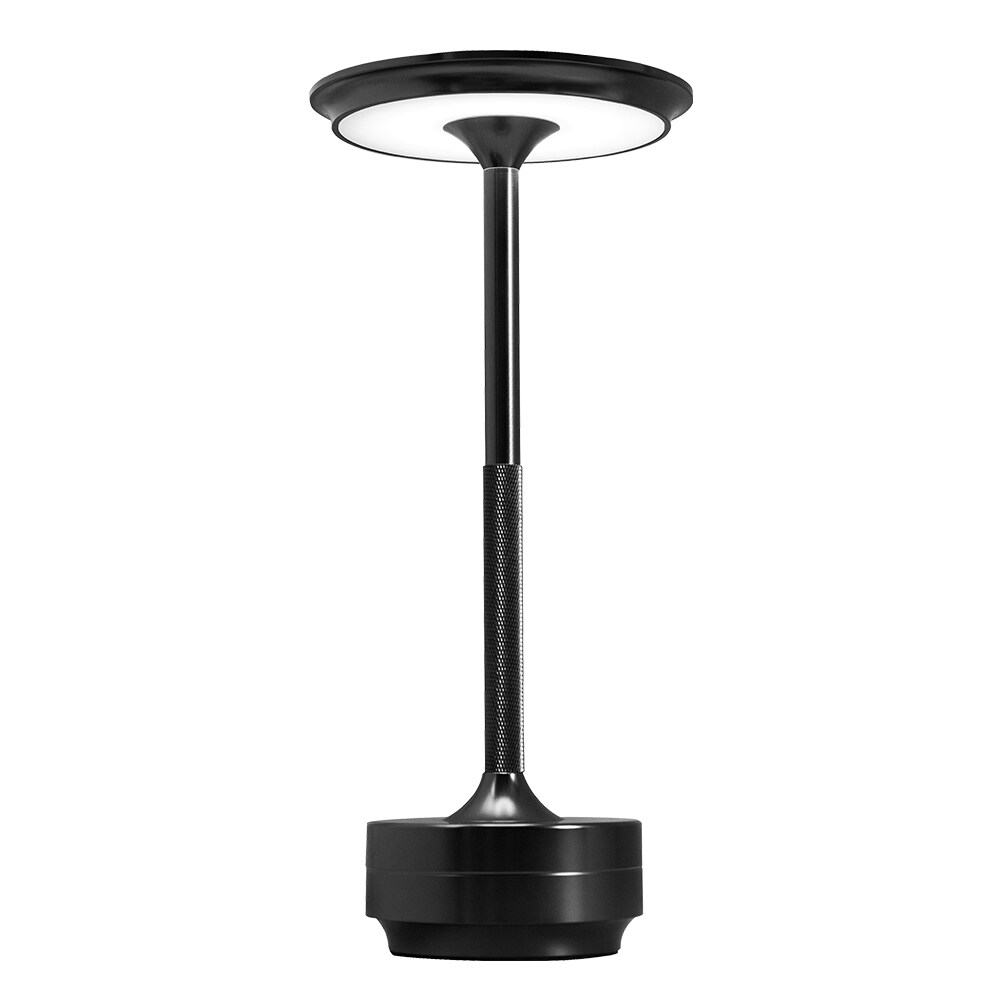 By Gaard bordlampe TL2423 med USB-opladning, dæmpbart lys og lang batterilevetid - Svart