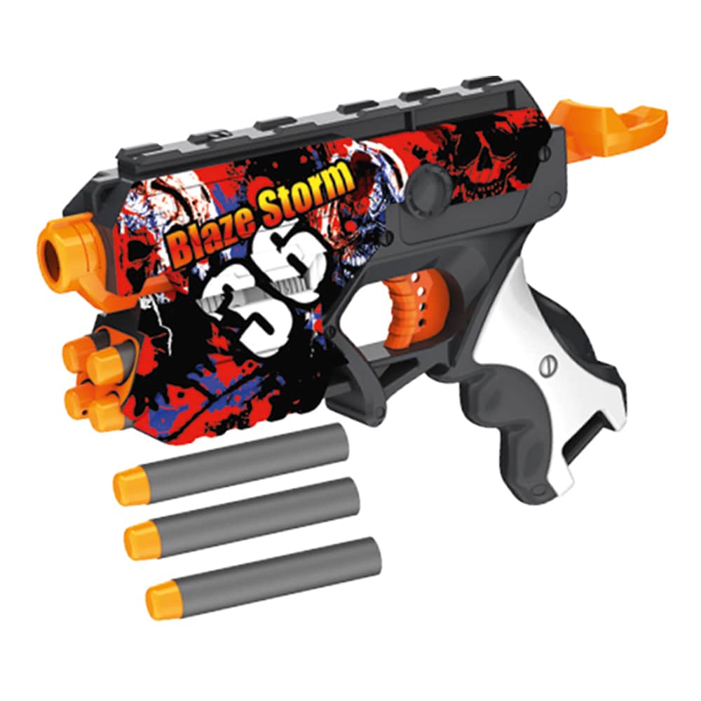 Blaze Storm Soft Ball Gun med 5 skud og nem ladning
