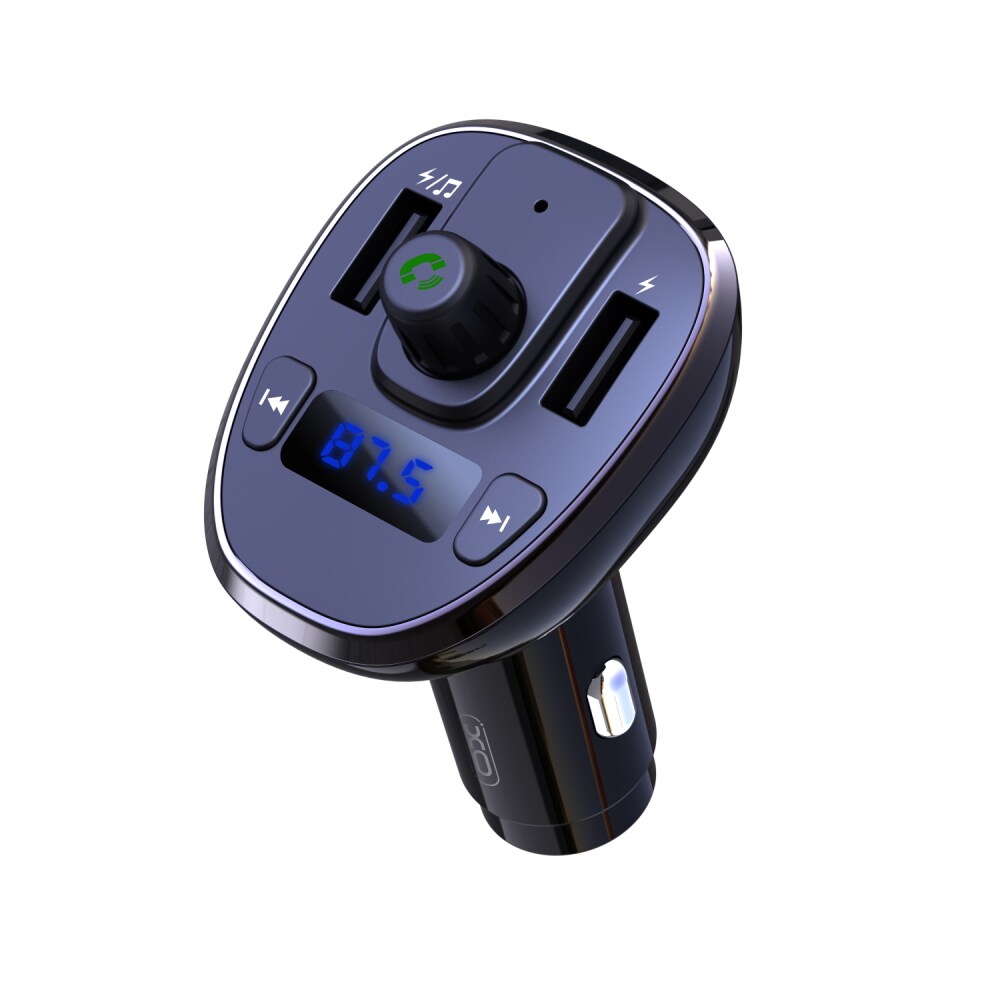 XO FM-sender med Bluetooth MP3 og USB-opladning 18W