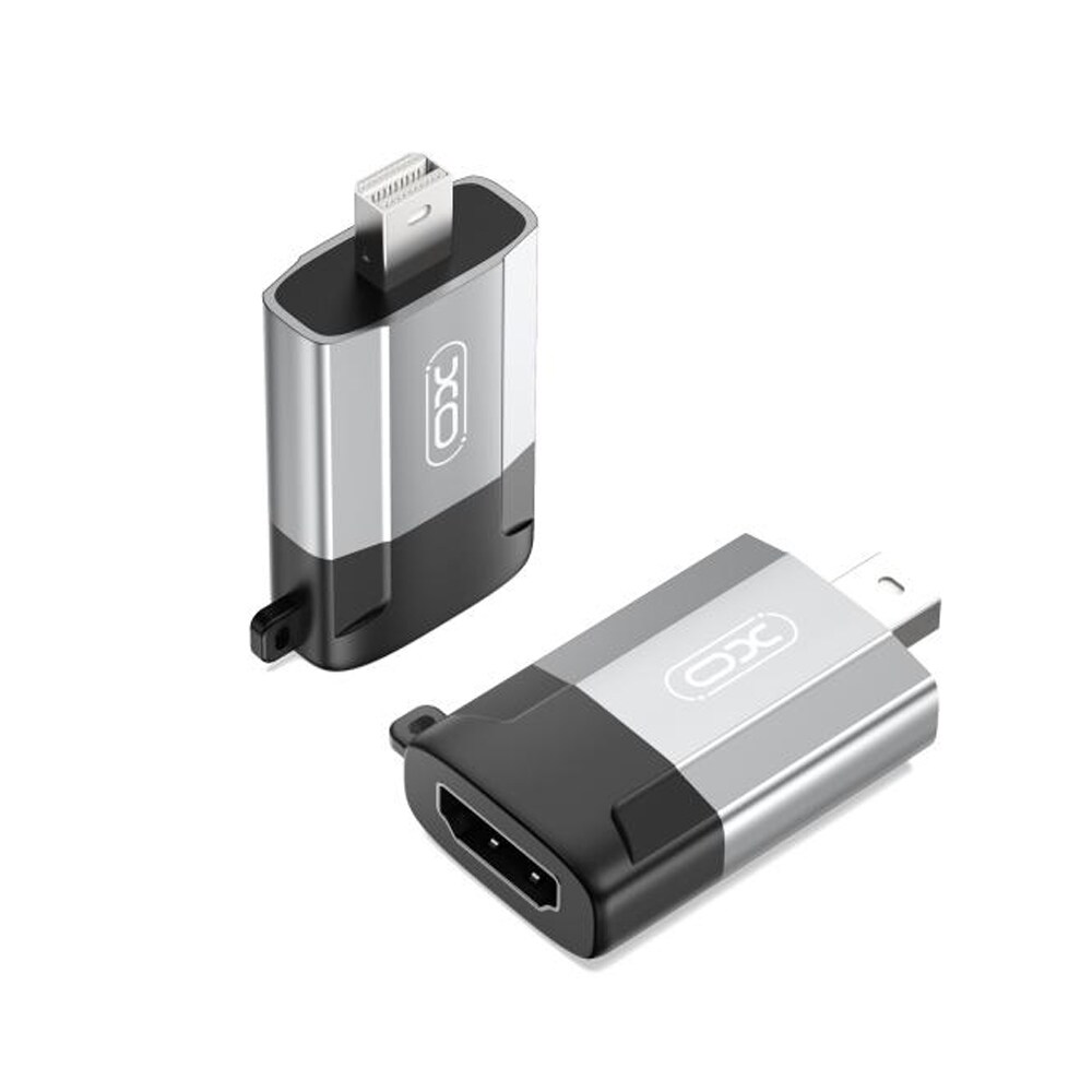XO HDMI-adapter Mini DisplayPort til HDMI med 4K-understøttelse