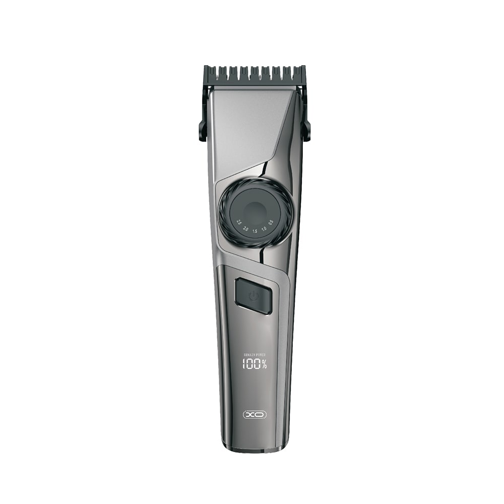 XO batteridrevet hårtrimmer med digitalt LCD-display og lang batterilevetid