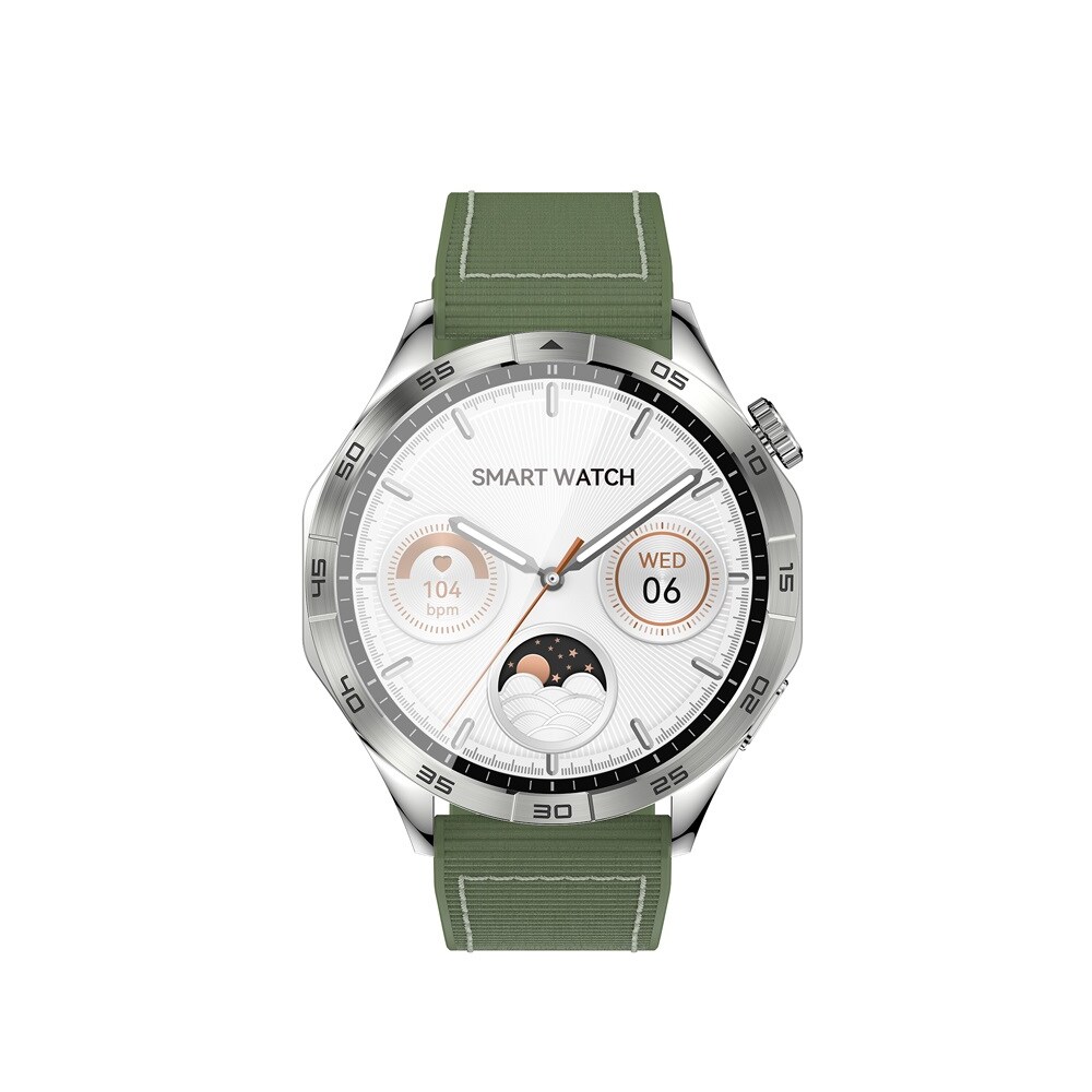 XO Watch 4 smartwatch med Amoled-skærm og IP68-klassificering - Grøn