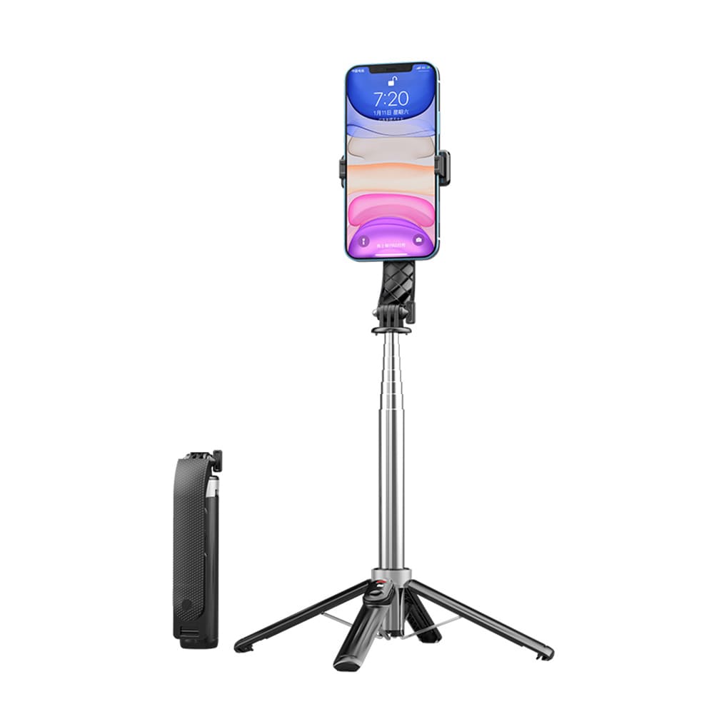 XO Selfie-stick med Bluetooth og indbygget stativ - 100 cm