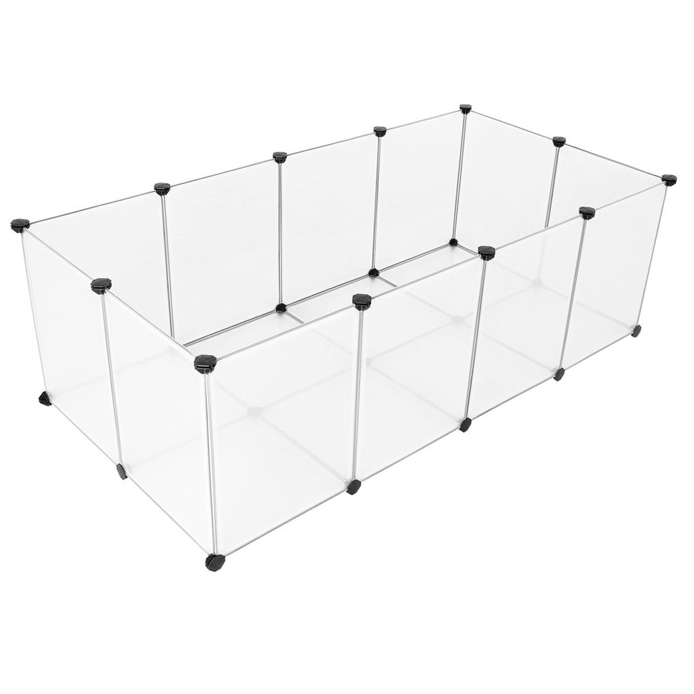 Kravlegård til dyr 143x73x46 cm - sikker og rummelig indhegning