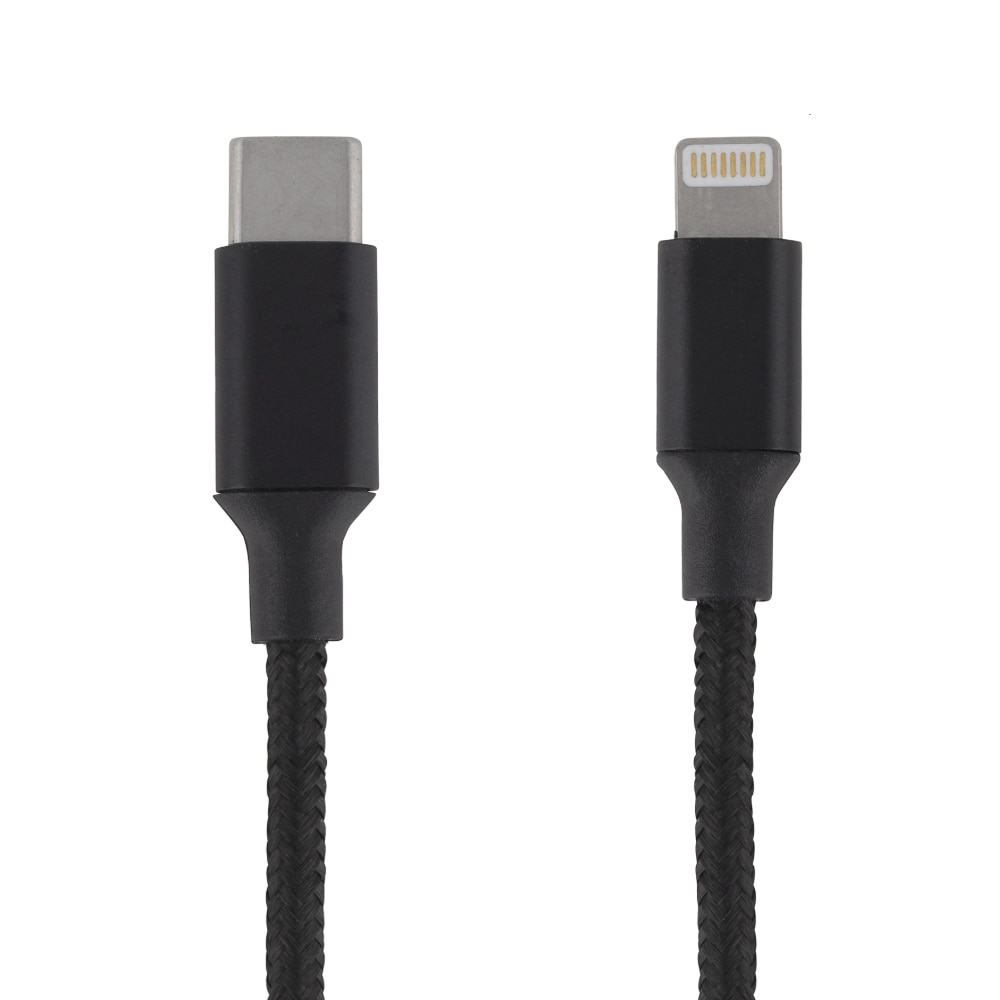 Epzi USB-kabel USB-C til Lightning 50 cm - Svart