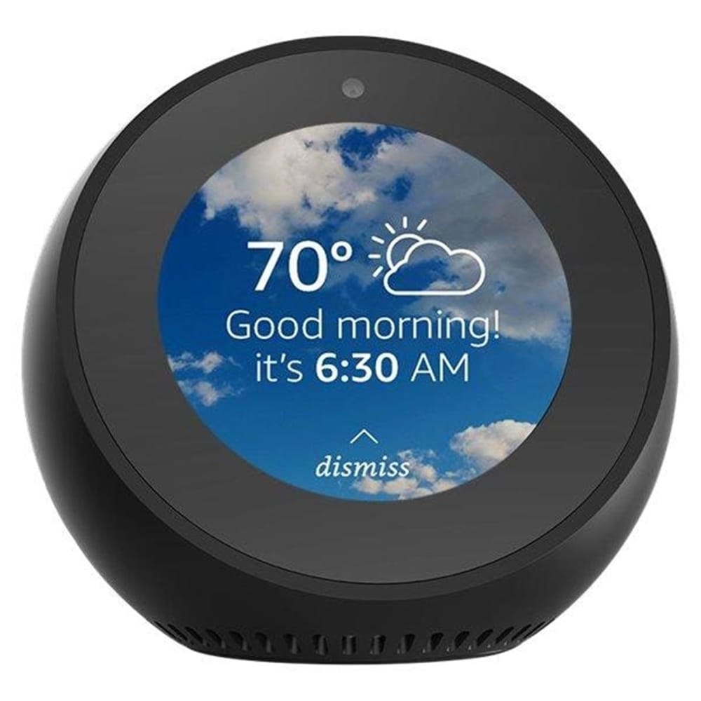 Amazon Echo Spot - Smart display med 2,8" touchscreen og Alexa - Svart