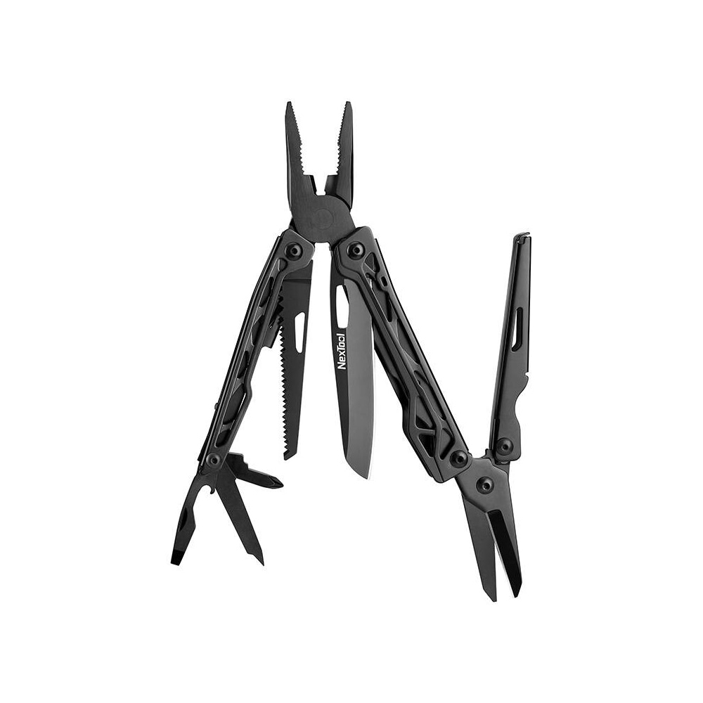 Nextool Black Knight multiværktøj med 11 funktioner og bitsæt