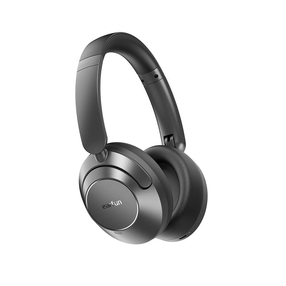 Earfun WavePro Bluetooth-hovedtelefoner - krystalklar lyd og aktiv støjreduktion - Svart