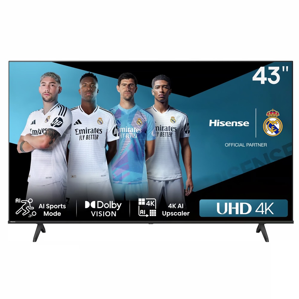 Hisense 43" TV 43A6N - 4K Ultra HD, HDR, Smart TV med VIDAA OS