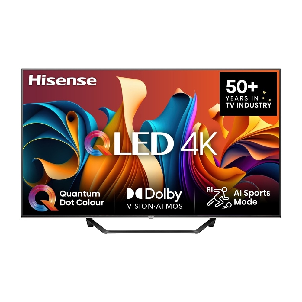 Hisense 43" 4K Ultra HD QLED TV 43A7NQ - Quantum Dot, HDR10+, Dolby Atmos