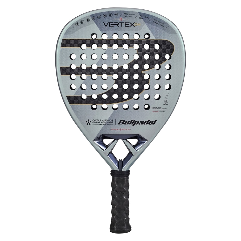 Bullpadel Vertex 04 Tour Final 2024 padel tennis bat - Diamantform, 365-375 g, MultiEva-kerne