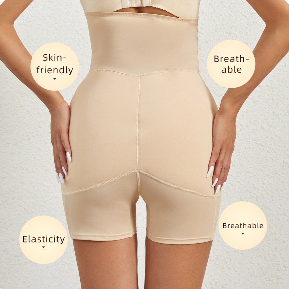 Shapewear med høj talje 3XL - Beige