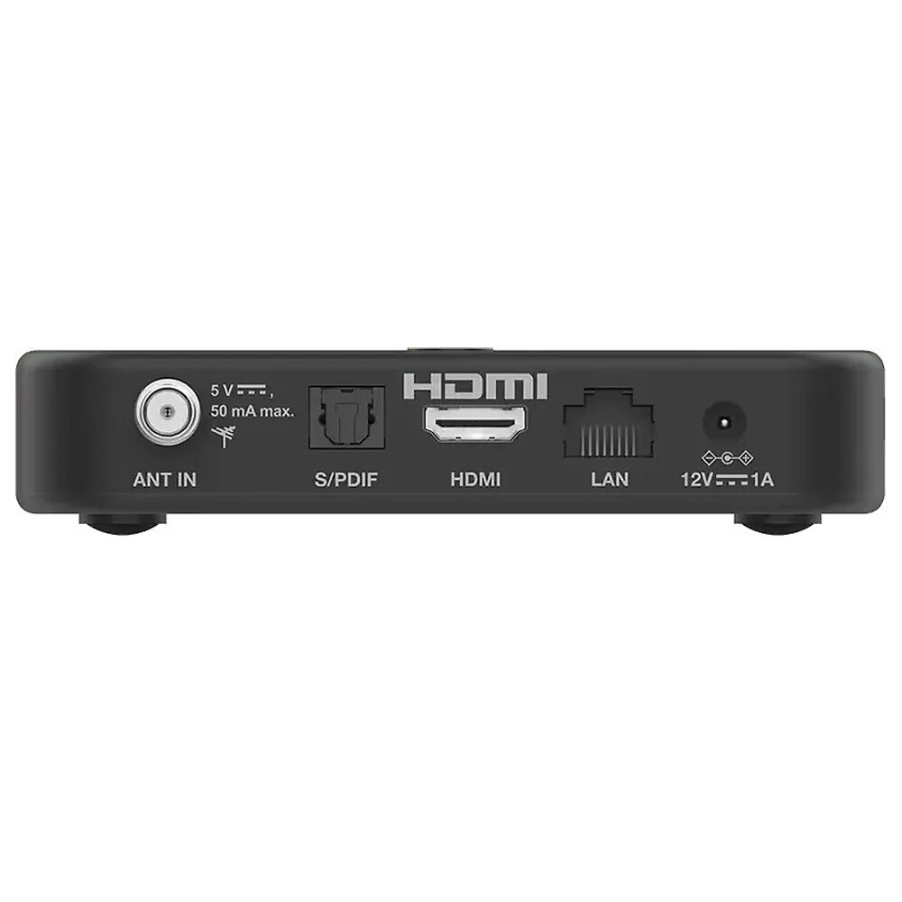 Strong 4K + DVB-T2 Wi-Fi Google TV-medieafspiller med Chromecast og TV-tuner