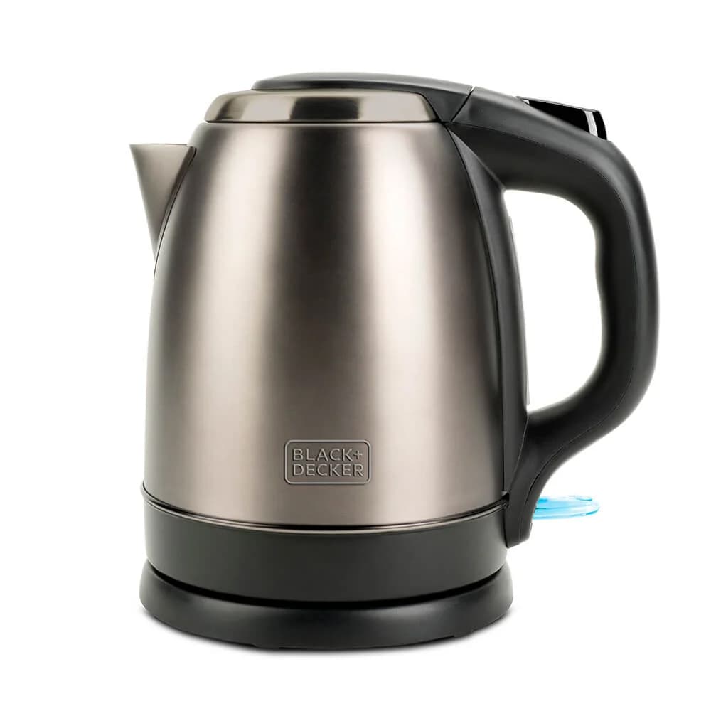 Black+Decker elkedel 1,2L 2200 W - børstet stål