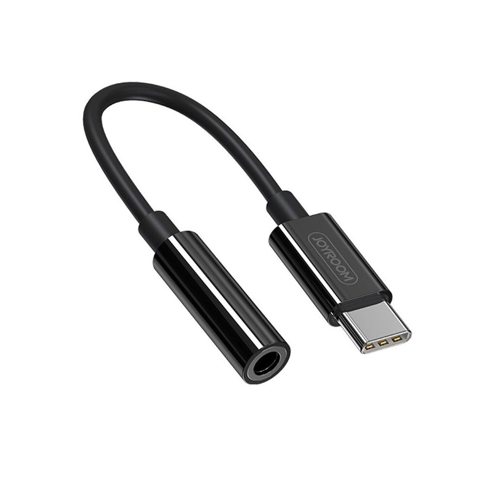 Joyroom Lydadapter 3,5 mm til USB-C - Svart
