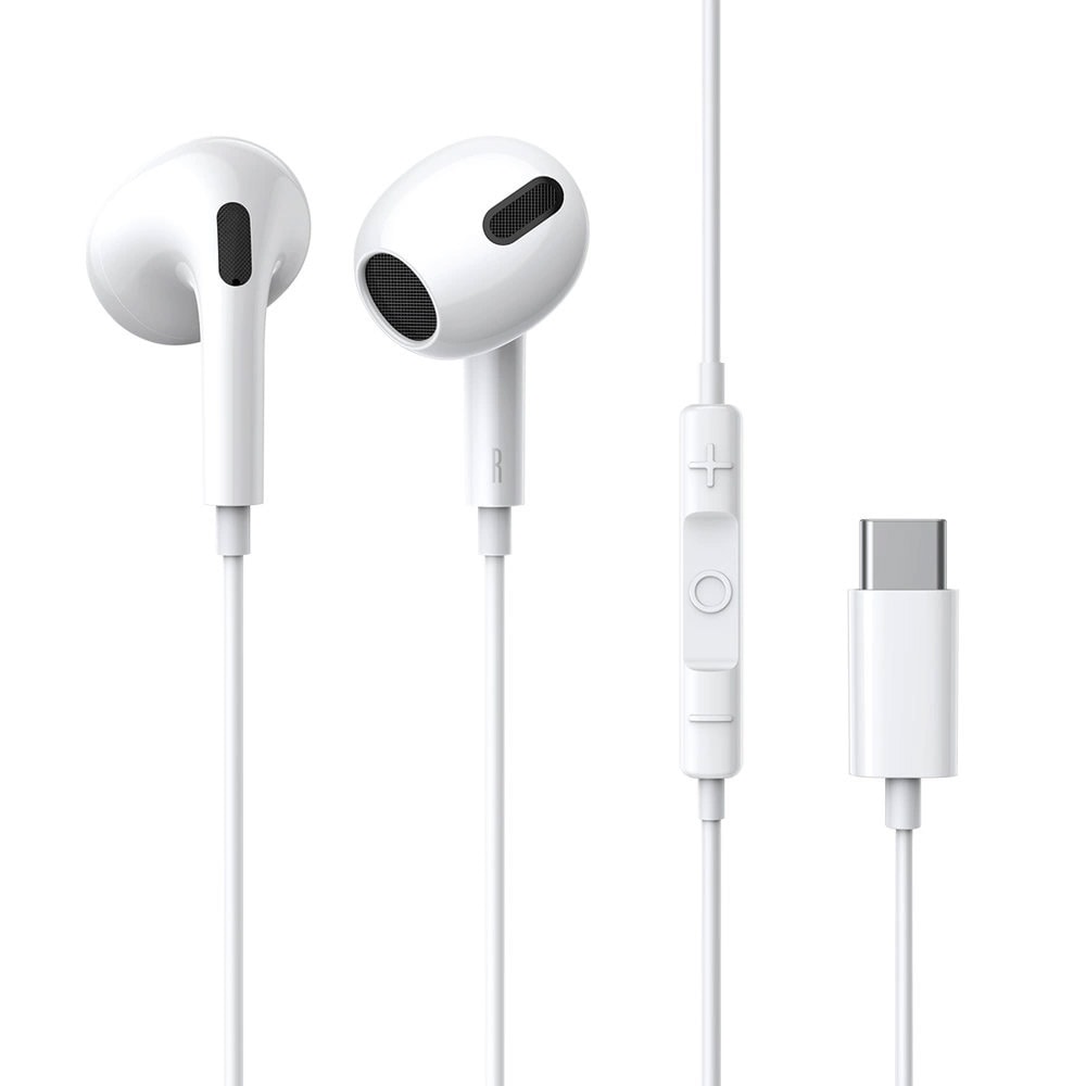 Baseus C17 In-Ear Earpods med USB-C-stik - Hvid