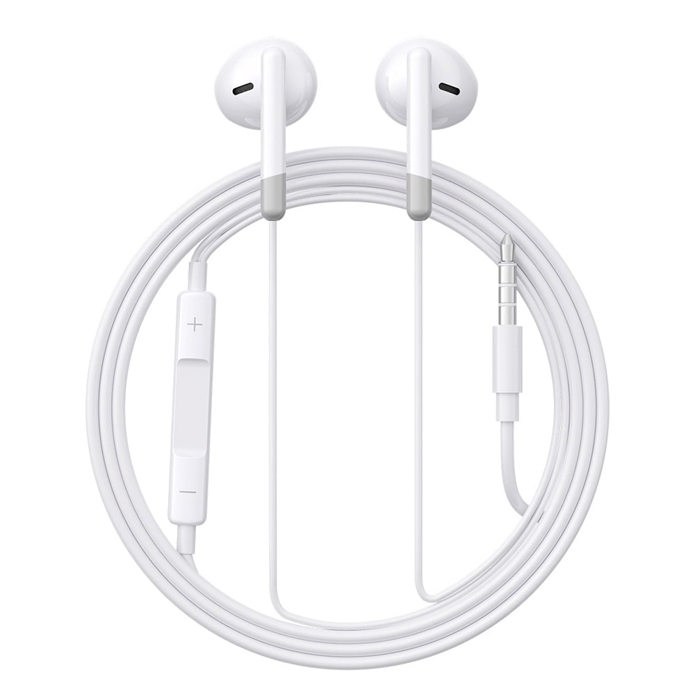 Joyroom JR-EW01 In-Ear Earpods med 3,5 mm-stik - Hvid