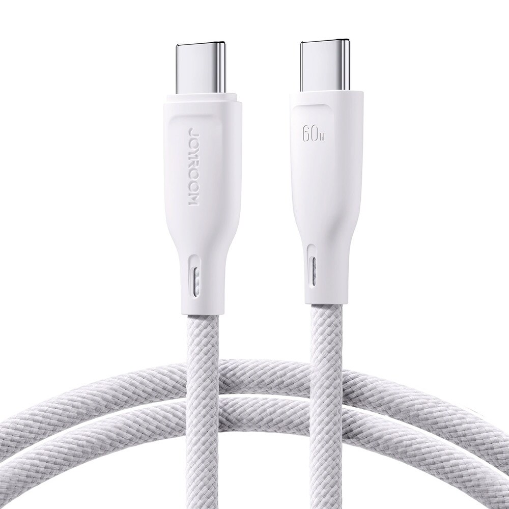 Joyroom Multi-Colour Series USB-C-kabel PD 60W 1m - Hvid