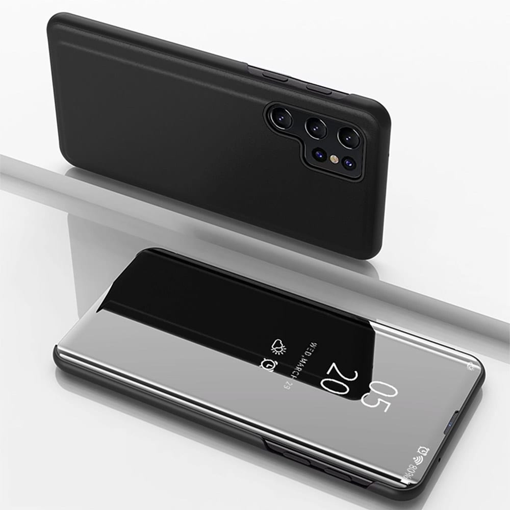 Clear View-etui til Samsung Galaxy A56 - Svart